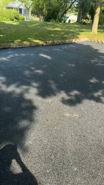 Residential asphalt paving project by The Blacktop Guy