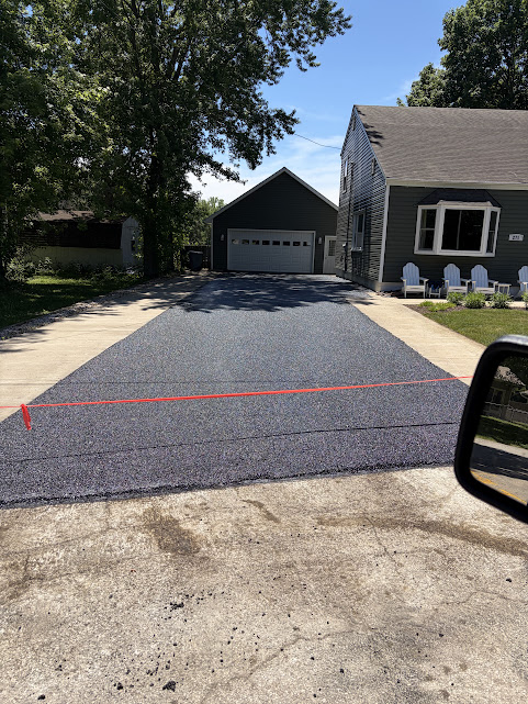 Asphalt paving project completed by The Blacktop Guy in Lake Barrington Illinois