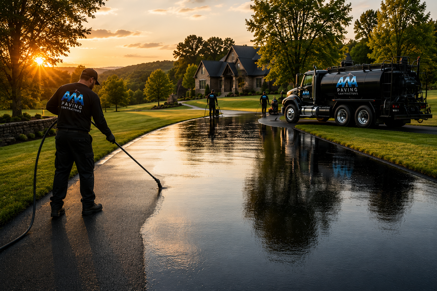 Asphalt sealcoating in Middle Tennessee