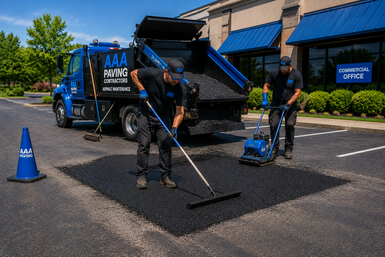 Commercial asphalt repair in Middle Tennessee