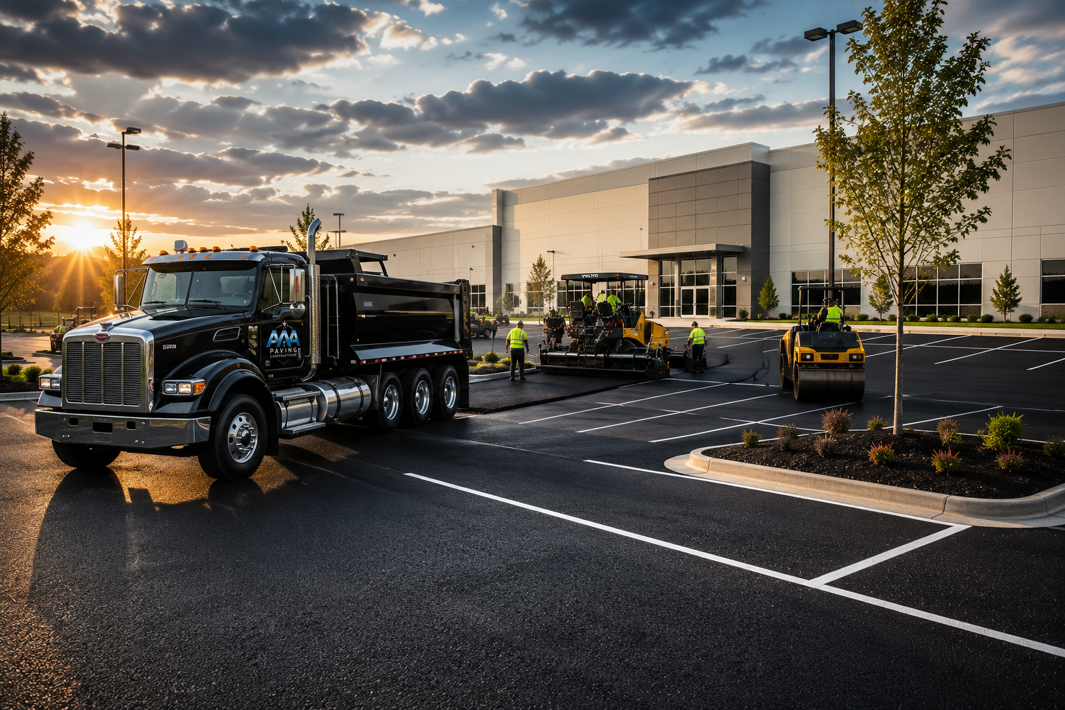 Commercial asphalt paving in Middle Tennessee