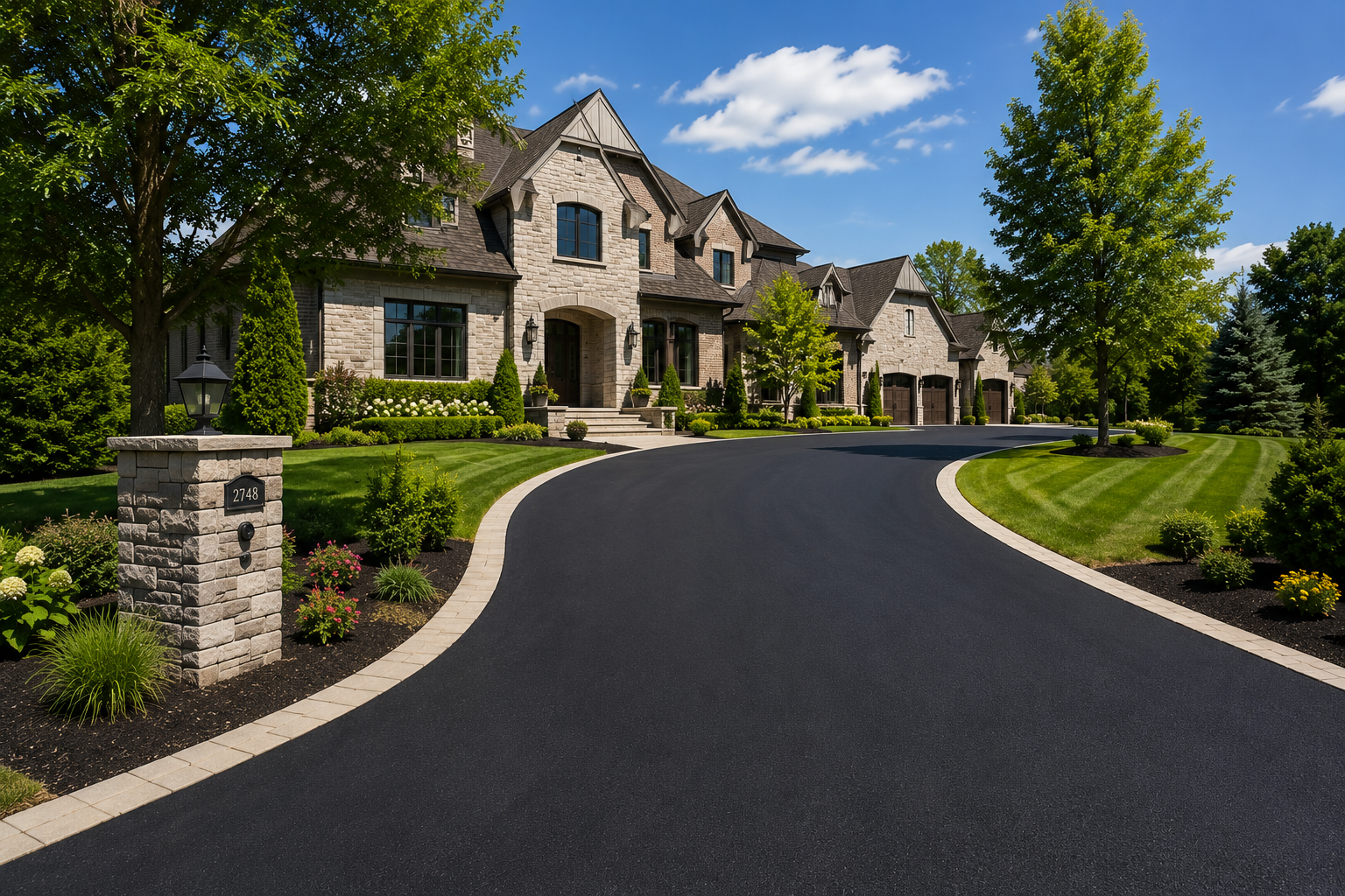Asphalt driveway replacement in Middle Tennessee