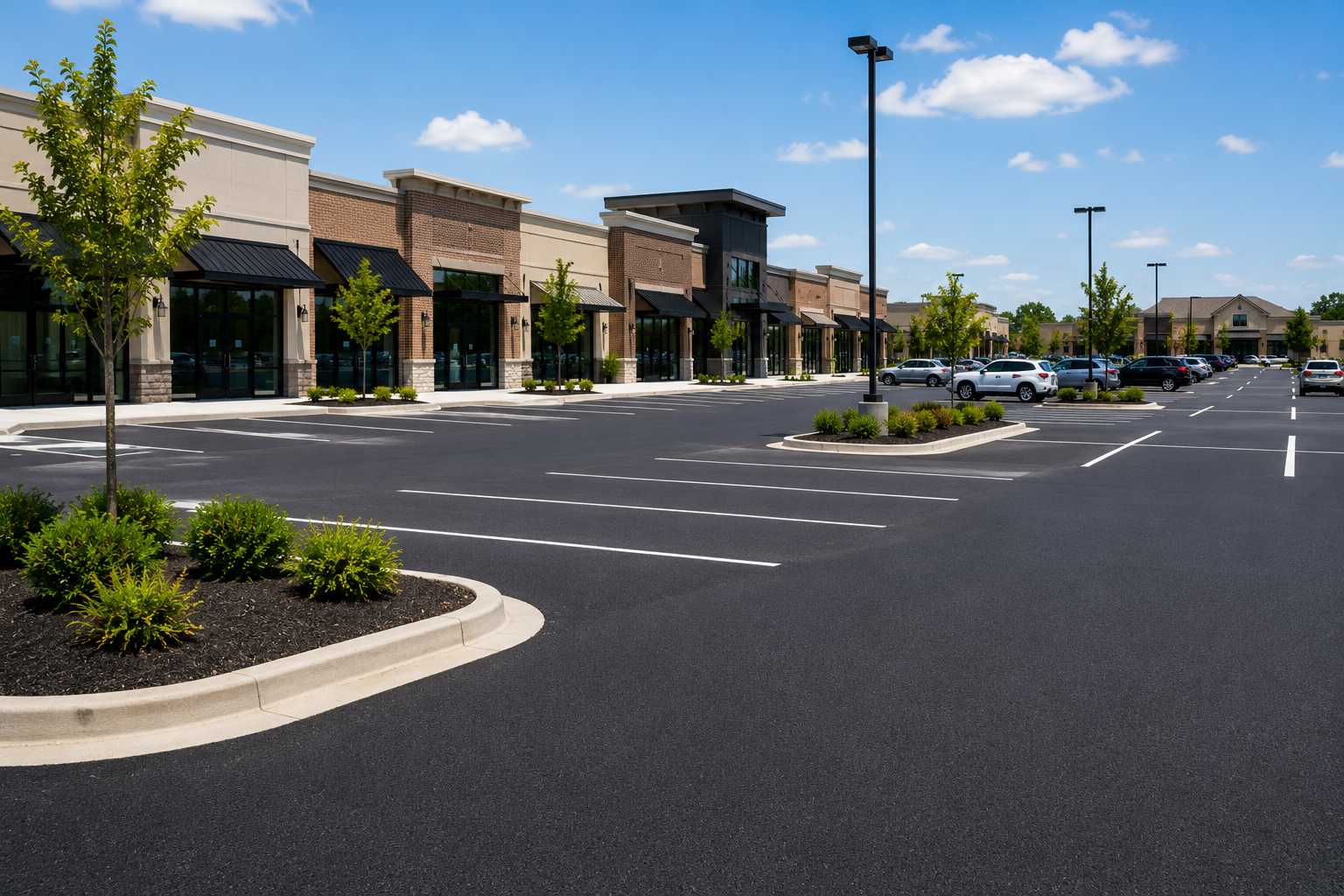 Commercial parking lot paving in Murfreesboro Tennessee