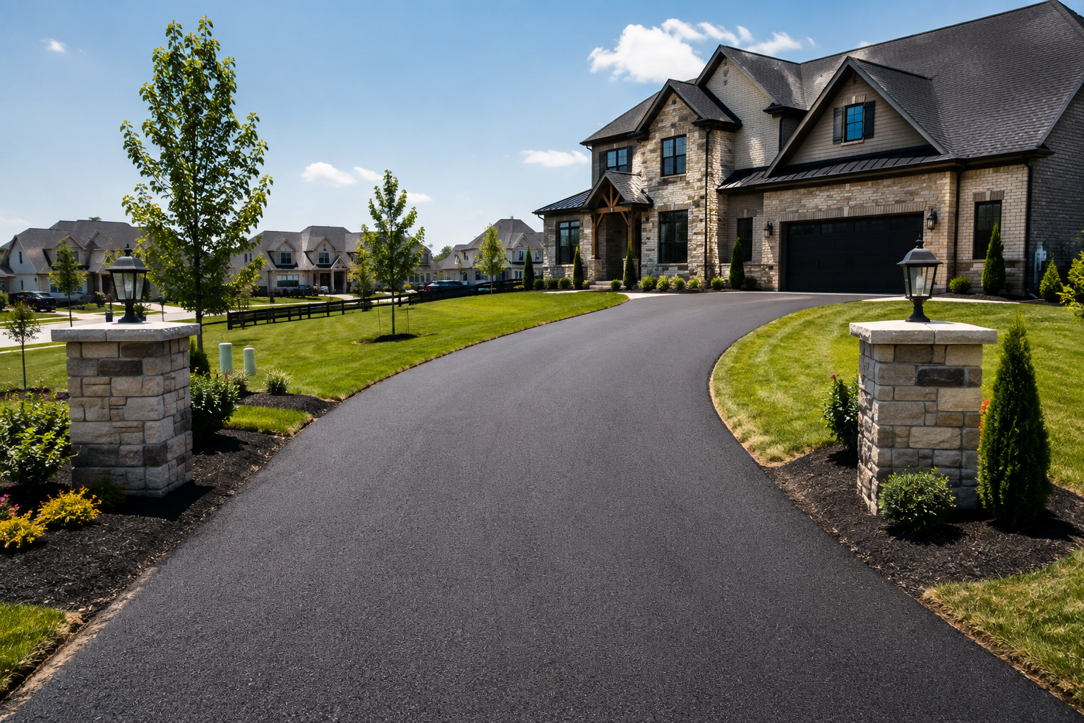 Residential asphalt driveway paving in Murfreesboro Tennessee