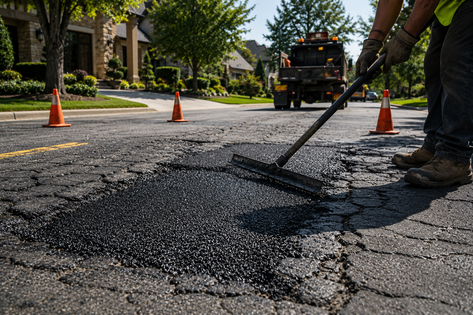 Nashville Tennessee asphalt pavement repair