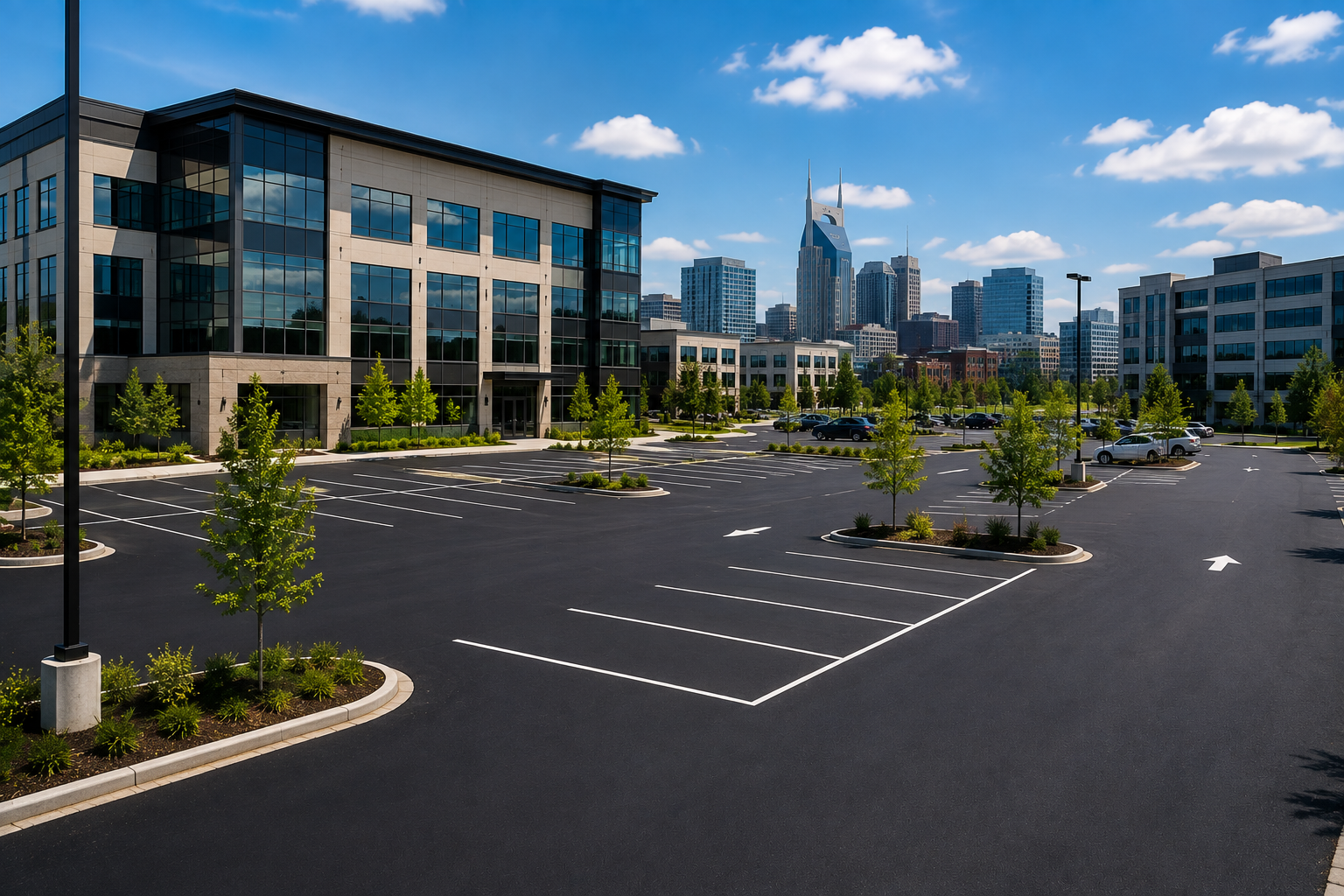Commercial asphalt maintenance