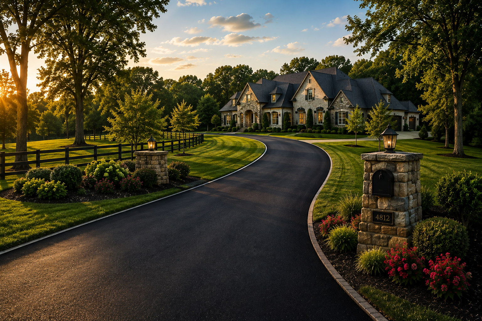 Asphalt driveway replacement