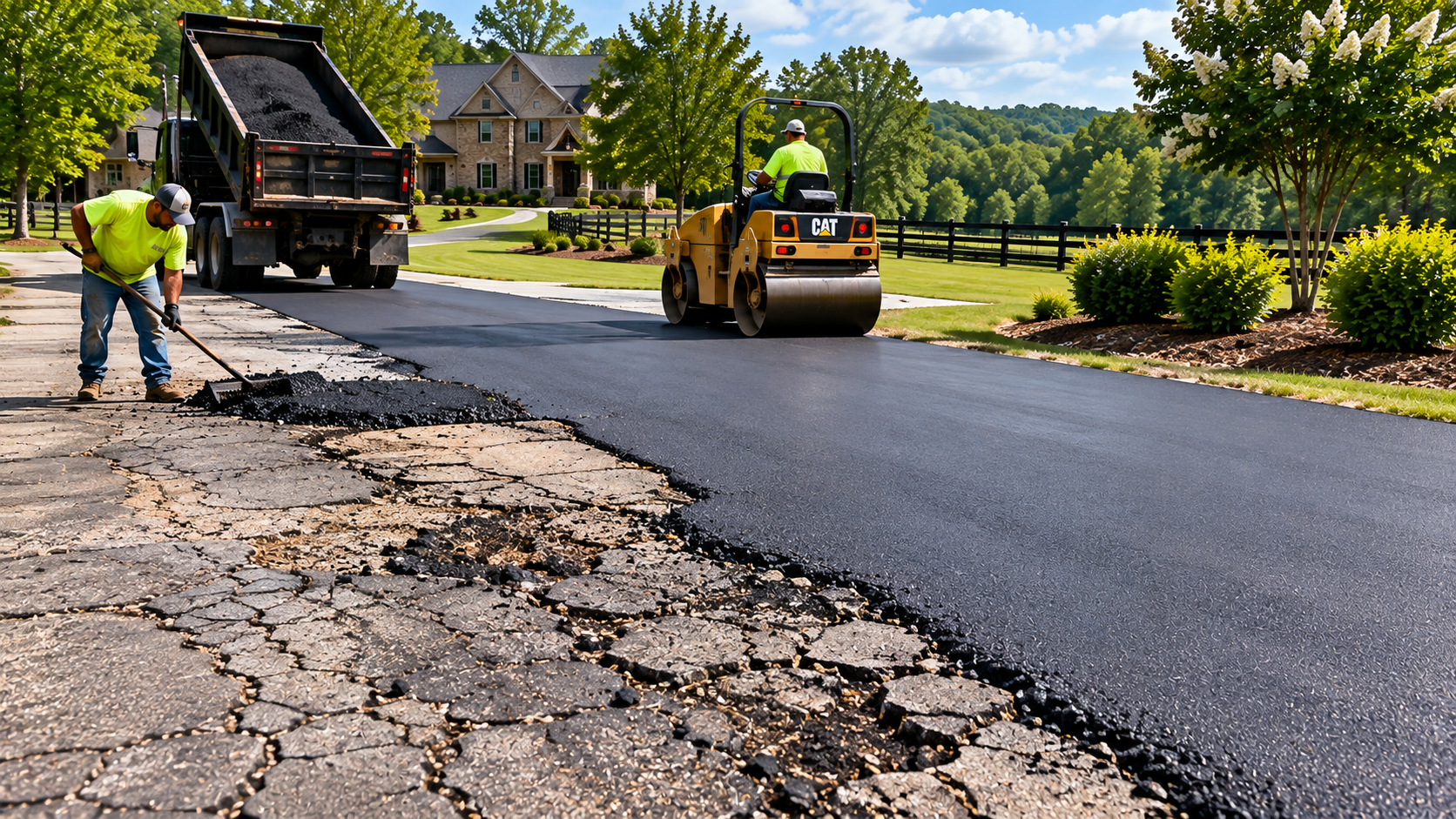 Professional asphalt repair in Summertown Tennessee