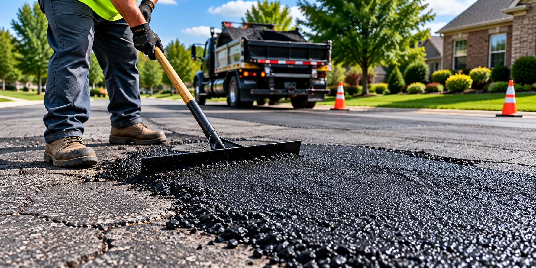 Asphalt repair services in Allisona, Tennessee